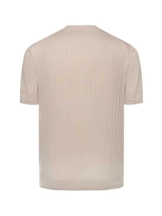 26SS 일레븐티 반팔 티셔츠 M76MAGM64MAG0M041 03 01 Taupe white - ELEVENTY