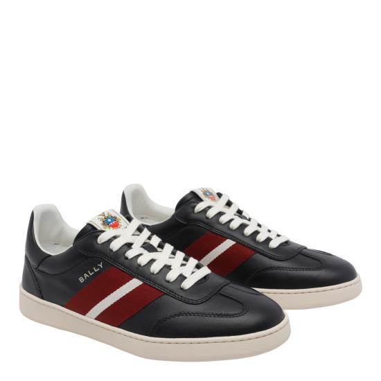 26SS 발리 레트로 크레스트 스니커즈 MSK0F7 VT168U901 Black - BALLY