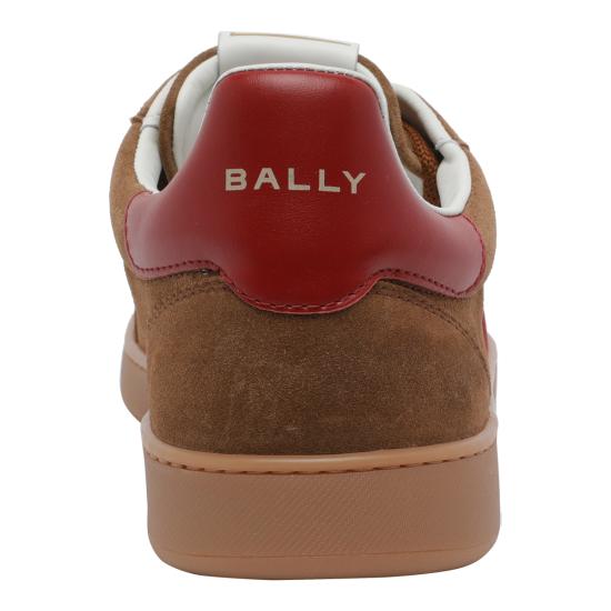 26SS 발리 레트로 크레스트 스니커즈 MSK0F7 SU013U8O1 Brown - BALLY