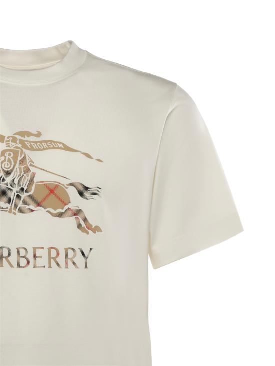 26SS 버버리 반팔 티셔츠 8119014 B7078 CHALK - BURBERRY