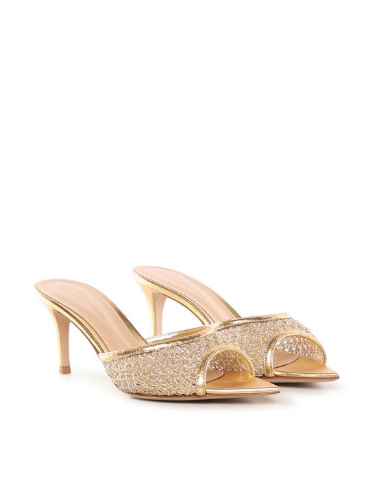 26SS 지안비토로시 뮬/슬리퍼 G10096 70RICNITMEKM Golden - GIANVITO ROSSI