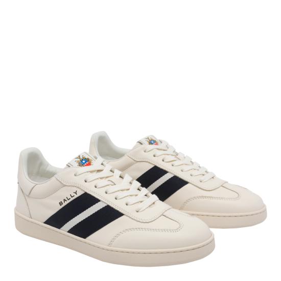 26SS 발리 레트로 크레스트 스니커즈 MSK0F7 VT168U0A1 White - BALLY