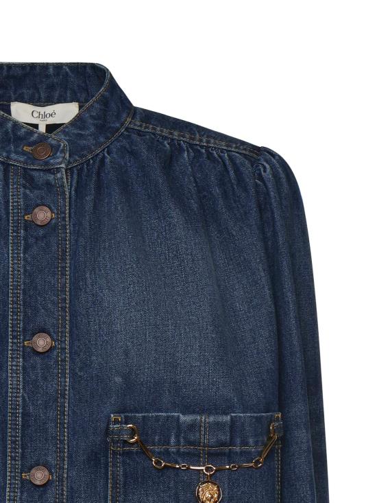 26SS 끌로에 자켓 CH26SDV09258 4A1 FADED INDIGO - CHLOE