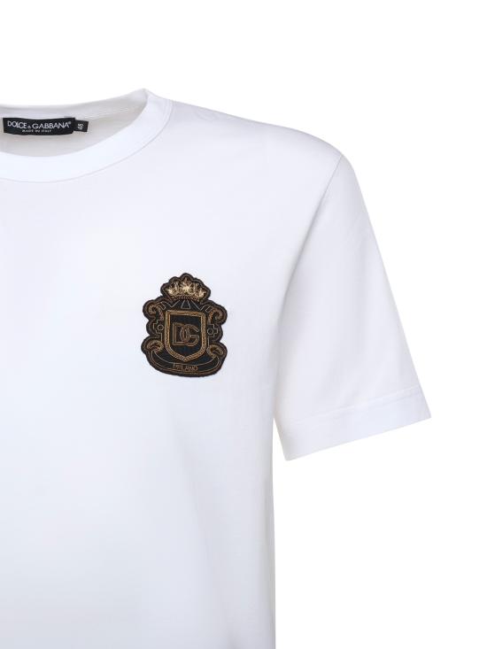 26SS 돌체앤가바나 반팔 티셔츠 G8PT1Z G7PZUW0800 White - DOLCE & GABBANA