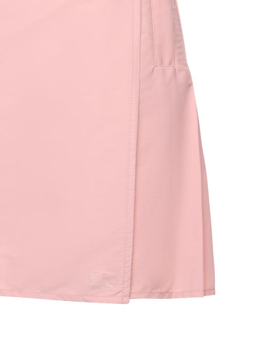 26SS 버버리 플리티드 스트레치 나일론 미니 스커트 8118149 C4026 Pink - BURBERRY