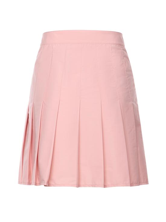 26SS 버버리 플리티드 스트레치 나일론 미니 스커트 8118149 C4026 Pink - BURBERRY