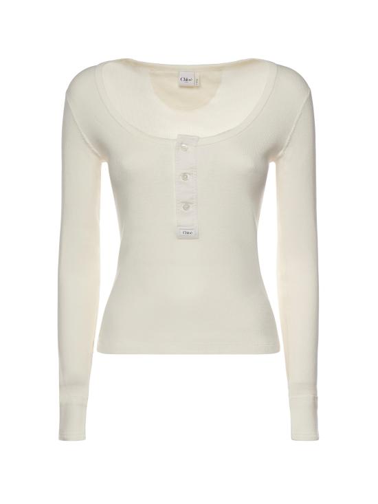 26SS 끌로에 셔츠 CH26SJH29185 107 Iconic milk