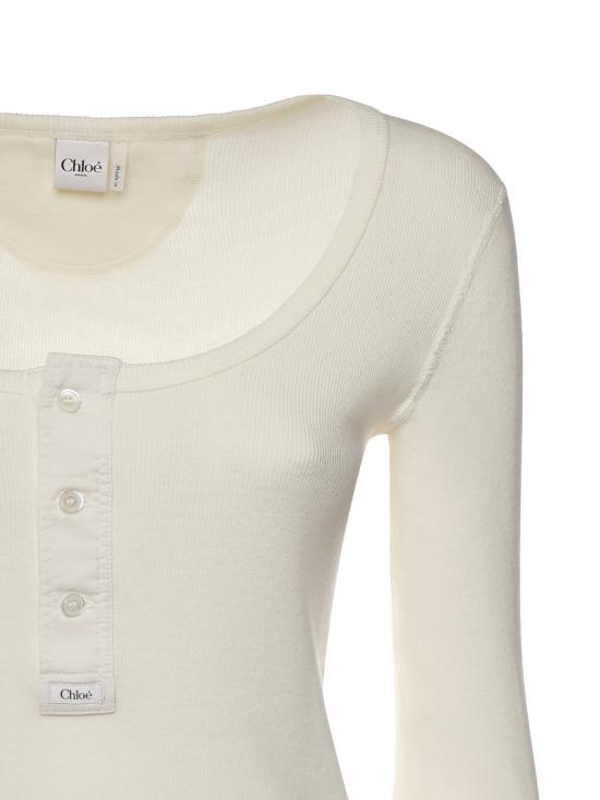 26SS 끌로에 셔츠 CH26SJH29185 107 Iconic milk - CHLOE