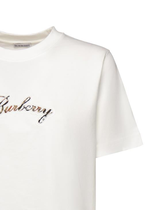 26SS 버버리 반팔 티셔츠 8118971 B7078 CHALK - BURBERRY