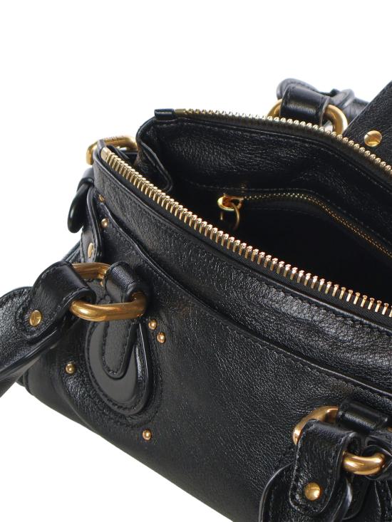 26SS 끌로에 스몰 그레인드 레더 패딩턴 백 CH26SS805P75 001 Black - CHLOE