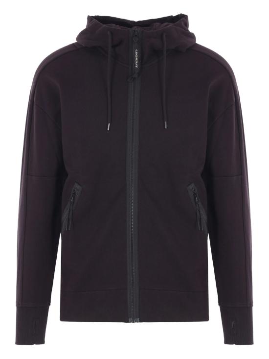 26SS 씨피 컴퍼니 다이애그널 레이즈드 플리스 고글 스웨트셔츠 RCCMSS715A005086W 999 Black