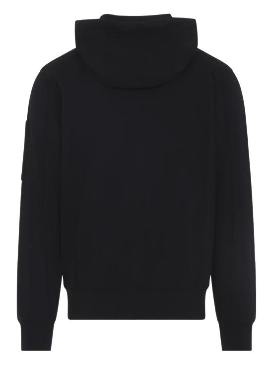 26SS 씨피 컴퍼니 집 후드 렌즈 스웨트셔츠 20CMSS081A002246G 999 Black - C.P. COMPANY