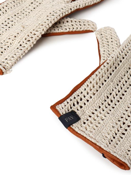 26SS 페이 장갑 N7MF5521130ZGJ 0152 Natural Cream - FAY