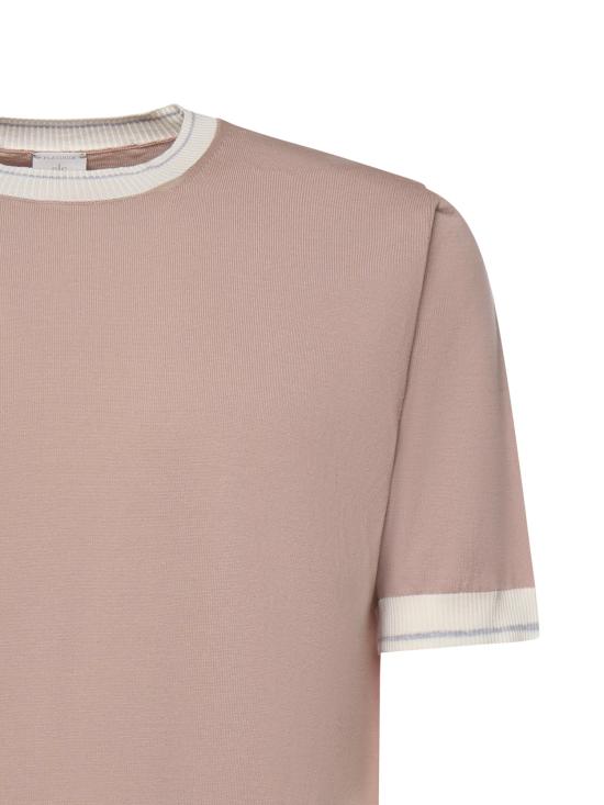 26SS 일레븐티 반팔 티셔츠 M76MAGM19MAG0M013 260113 Blush White Gray - ELEVENTY