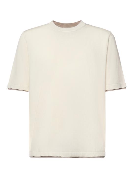 26SS 일레븐티 반팔 티셔츠 M76MAGM31MAG0M015 01 02 White beige