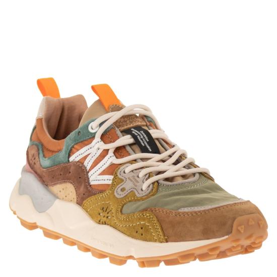 26SS 플라워 마운틴 스니커즈 2017818 BROWN OLIVE - FLOWER MOUNTAIN