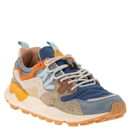 26SS 플라워 마운틴 스니커즈 2017818 BLUE BEIGE - FLOWER MOUNTAIN