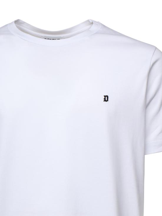26SS 돈답 반팔 티셔츠 US198 JF0271UZL4000 White - DONDUP