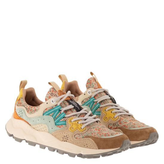 26SS 플라워 마운틴 스니커즈 2017817 BEIGE BROWN - FLOWER MOUNTAIN