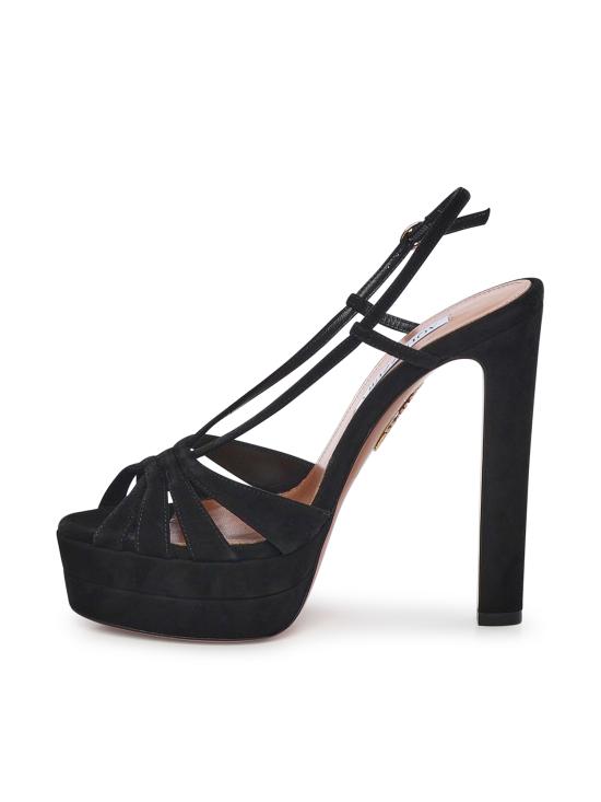 26SS 아쿠아주라 샌들 AEEHIGB0 SUE000 Black - AQUAZZURA
