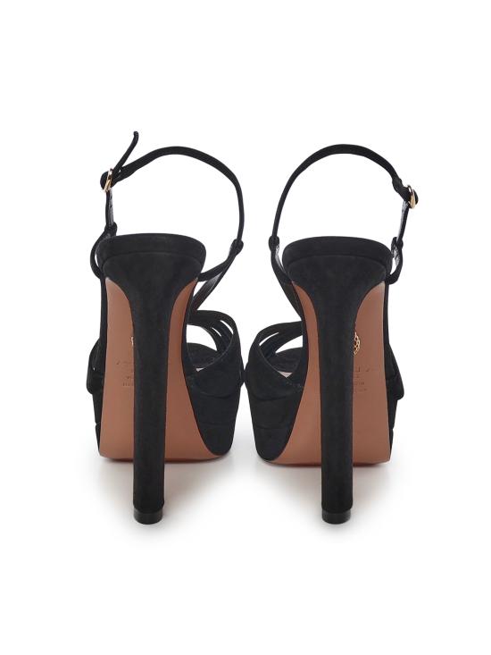 26SS 아쿠아주라 샌들 AEEHIGB0 SUE000 Black - AQUAZZURA