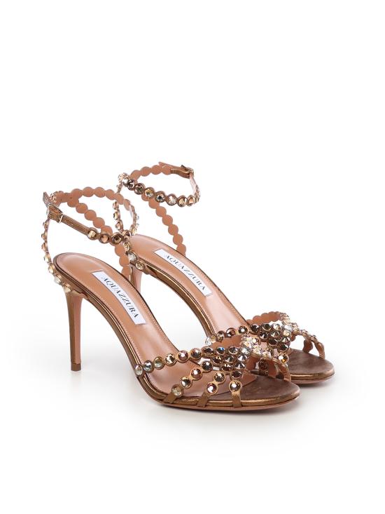 26SS 아쿠아주라 샌들 TQLMIDS0 CYNBRA Brass - AQUAZZURA