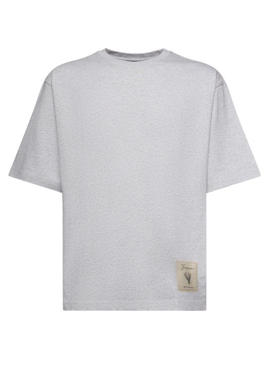 26SS 자크뮈스 반팔 티셔츠 TSM00624AJ00045 9CI ROSEMARY LABEL GREY