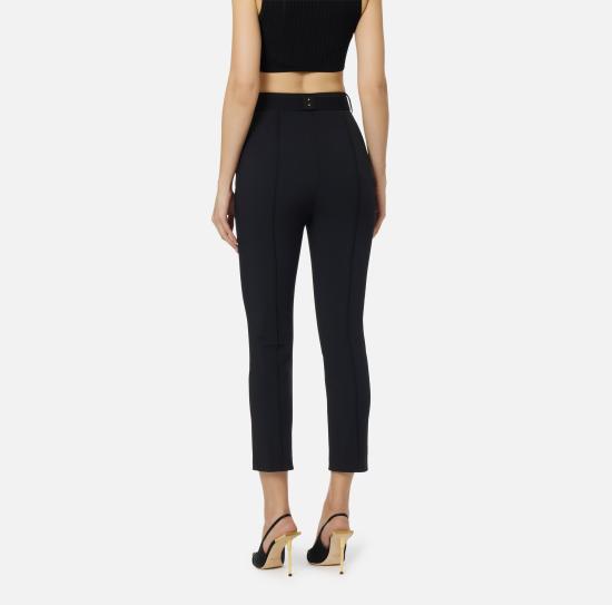 26SS 엘리자베타프랜치 스트레이트 팬츠 PA13261E2 110 NERO - ELISABETTA FRANCHI