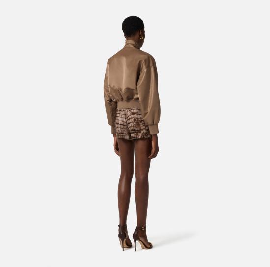 26SS 엘리자베타프랜치 패딩 GB05D61E2 229 BEIGE - ELISABETTA FRANCHI