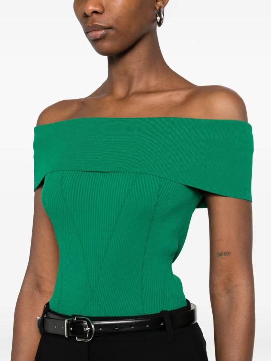 26SS 지방시 탑 BW61FY4ZR2 320 EMERALD GREEN - GIVENCHY