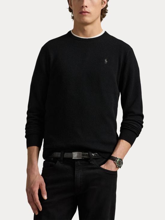 25FW 랄프 로렌 스웨터 710974148 003 Black - RALPH LAUREN