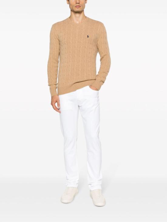 25FW 랄프 로렌 스웨터 710876762 009 Beige - RALPH LAUREN