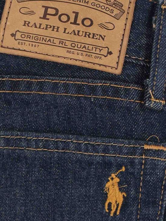 25FW 랄프 로렌 데님 팬츠 710977065 001 Denim scuro - RALPH LAUREN