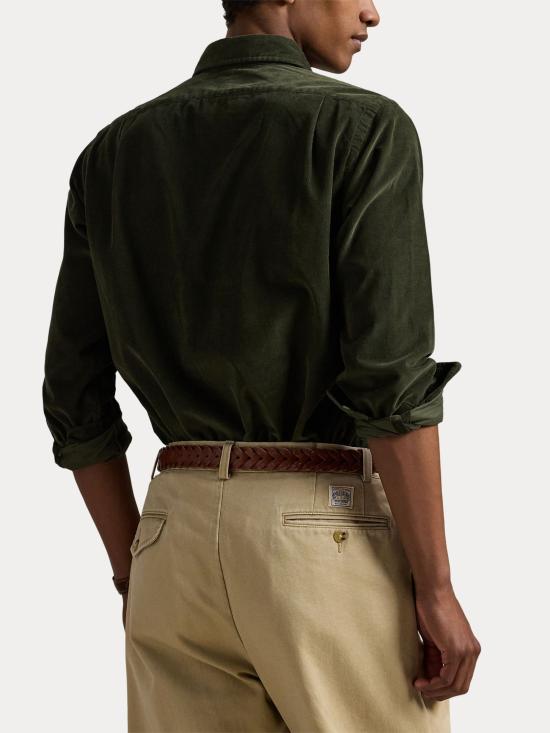 25FW 랄프 로렌 셔츠 710P00518 009 Green - RALPH LAUREN