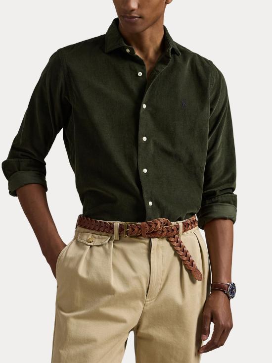 25FW 랄프 로렌 셔츠 710P00518 009 Green - RALPH LAUREN