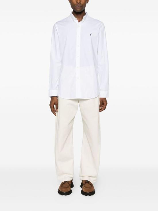 25FW 랄프 로렌 셔츠 710928254 002 White - RALPH LAUREN