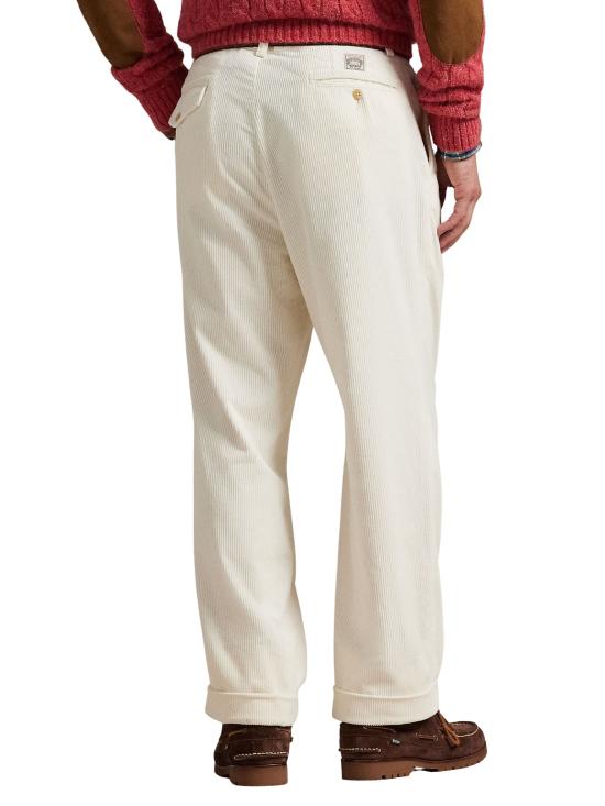 25FW 랄프 로렌 스트레이트 팬츠 710882543 019 White - RALPH LAUREN