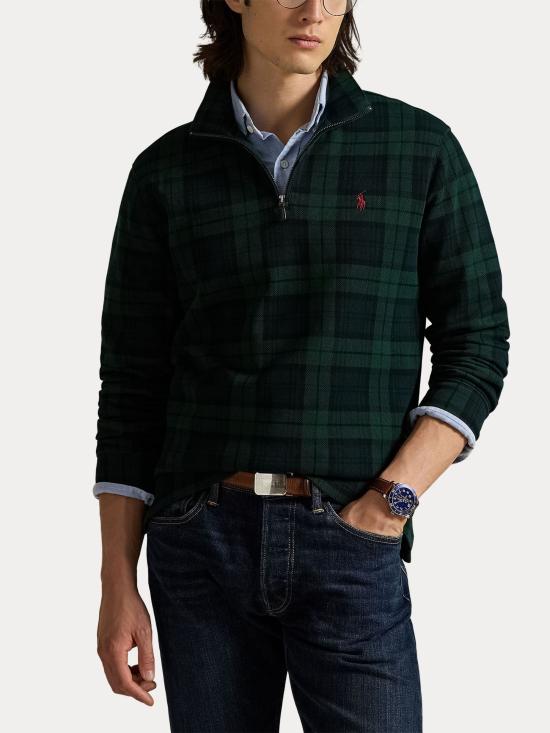 25FW 랄프 로렌 집업 니트 710981459 001 Green - RALPH LAUREN