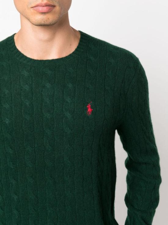 25FW 랄프 로렌 스웨터 710876762 004 Green - RALPH LAUREN