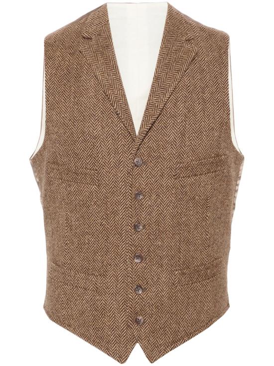 25FW 랄프 로렌 니트 베스트 715870653 002 Brown