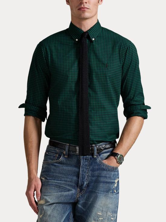 25FW 랄프 로렌 셔츠 710953644 005 Green - RALPH LAUREN