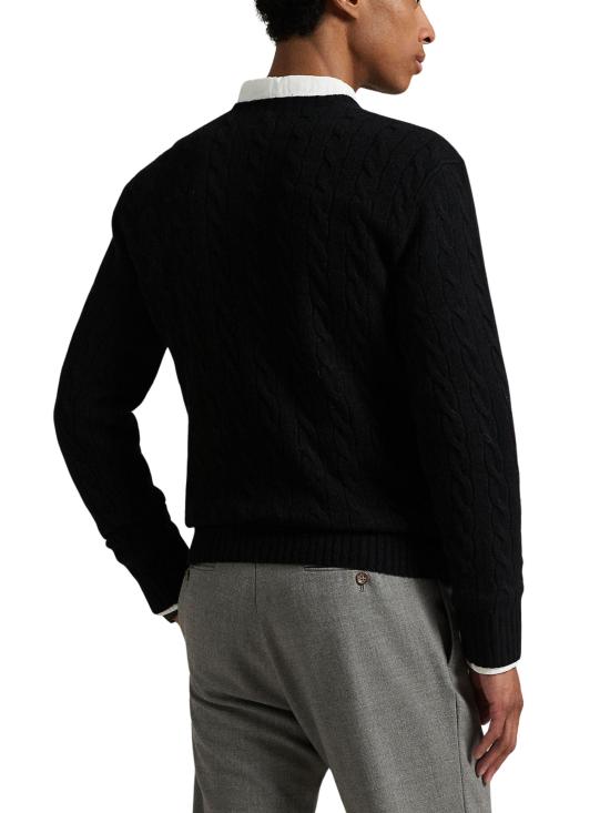 25FW 랄프 로렌 스웨터 710876762 001 Black - RALPH LAUREN