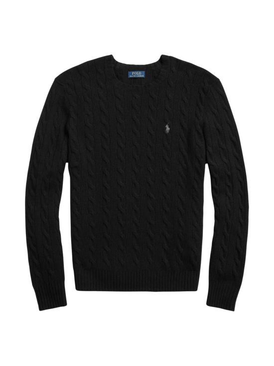 25FW 랄프 로렌 스웨터 710876762 001 Black