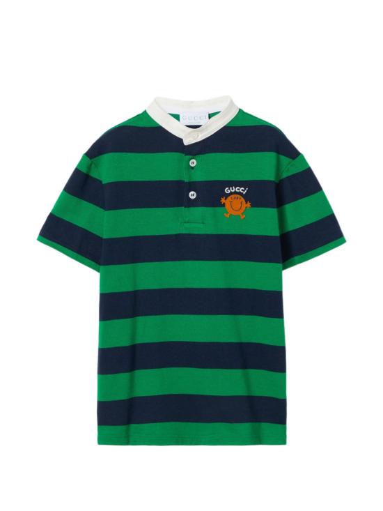 26SS [키즈] 구찌 폴로 셔츠 849670 XJHNS3026 Green mix