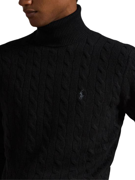 25FW 랄프 로렌 스웨터 710876836 002 Black - RALPH LAUREN