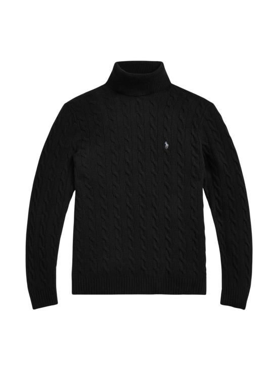 25FW 랄프 로렌 스웨터 710876836 002 Black