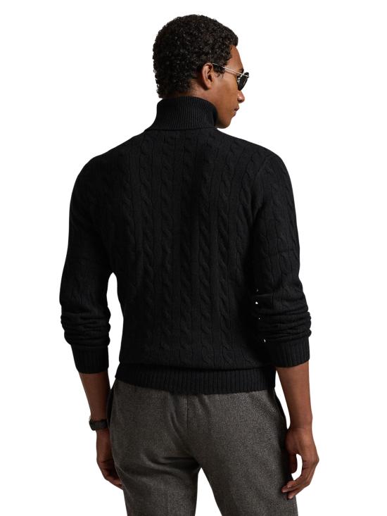 25FW 랄프 로렌 스웨터 710876836 002 Black - RALPH LAUREN