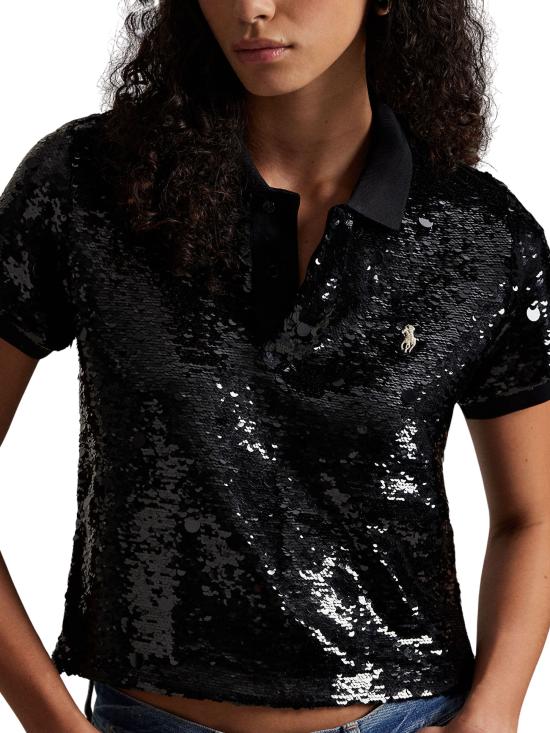 25FW 랄프 로렌 반팔 티셔츠 211978143 001 Black - RALPH LAUREN