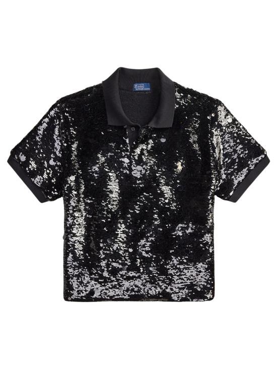 25FW 랄프 로렌 반팔 티셔츠 211978143 001 Black