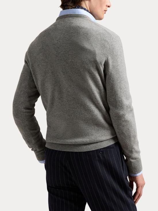 25FW 랄프 로렌 스웨터 710974148 002 Grey - RALPH LAUREN